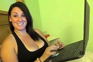 Cute Bbw Brunette Tries Anal For The First Time Porn Videos